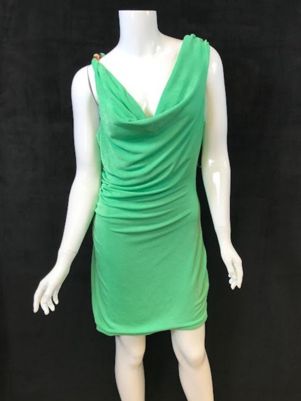 NWT Runaway the Label Women's Odeya Mini Dress Green Apple XL